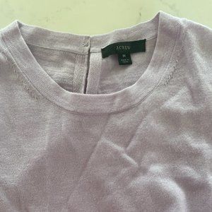 Lavender J. Crew 100% Merino Wool Crewneck Sweater Shell.